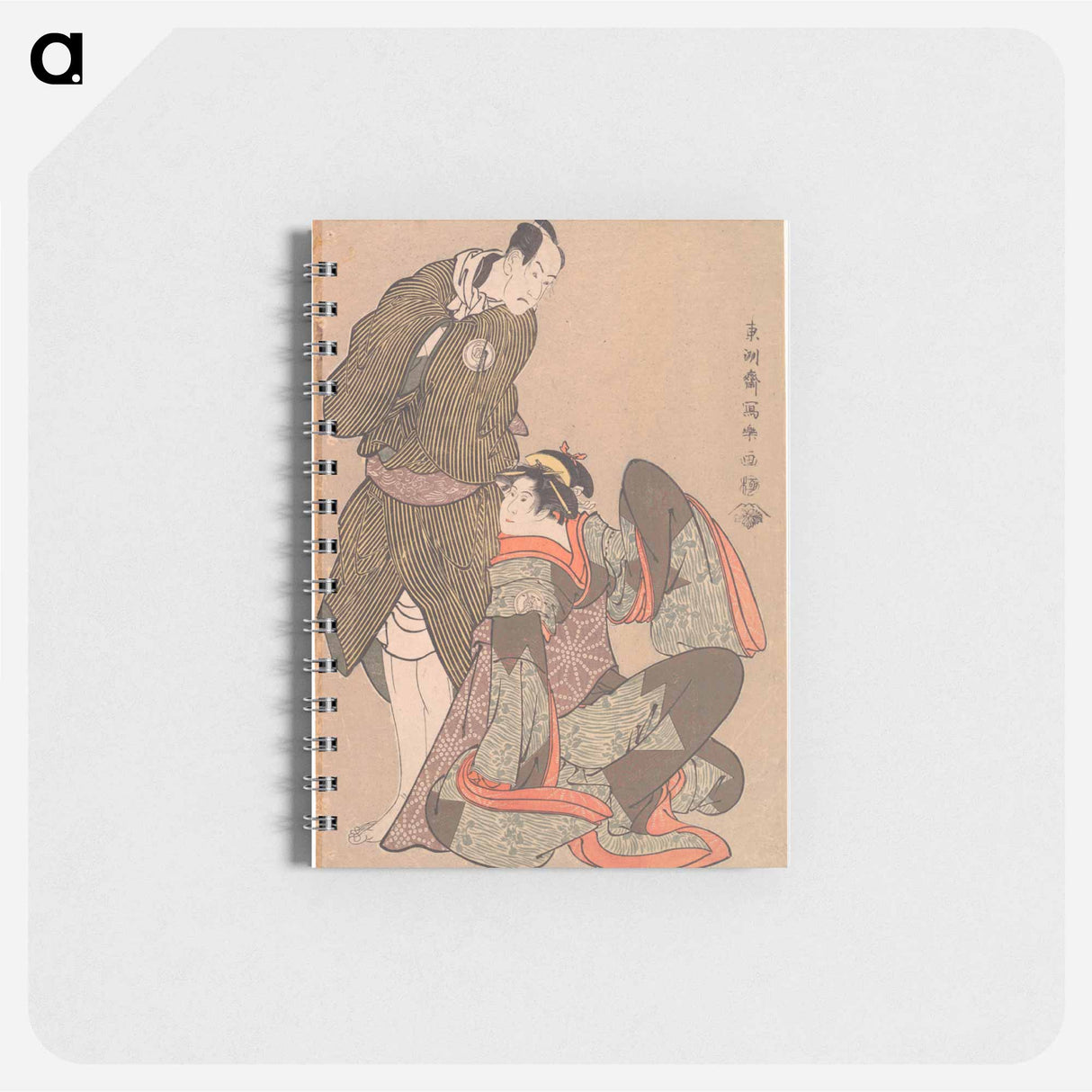 アートメモ帳-Bandō Hikosaburō III in the Role of Obiya Chōemon and Iwai Hanshiro IV in the Role of Shinanoya Ohan - 東洲斎 写楽 Memo.