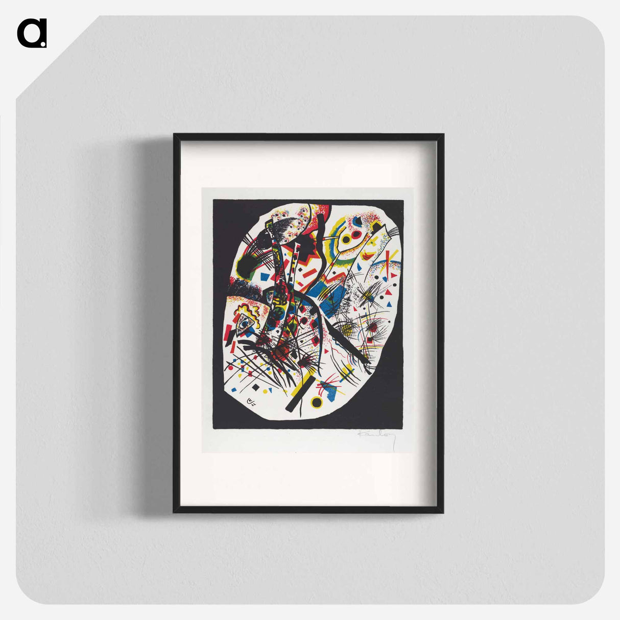 Kleine Welten III (Small Worlds III) - ワシリー カンディンスキー Poster.