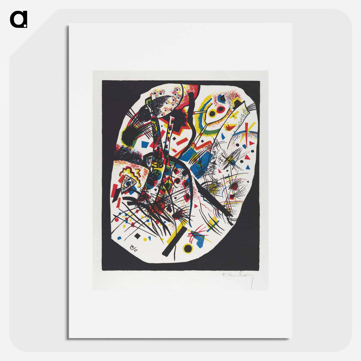 Kleine Welten III (Small Worlds III) - ワシリー カンディンスキー Poster.