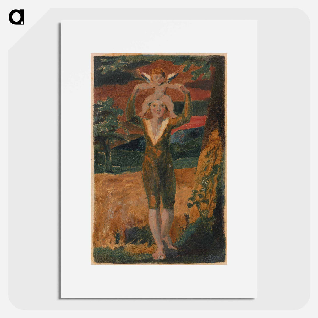 Songs of Innocence and of Experience, Plate 32, Experience Frontispiece - William Blake Poster.