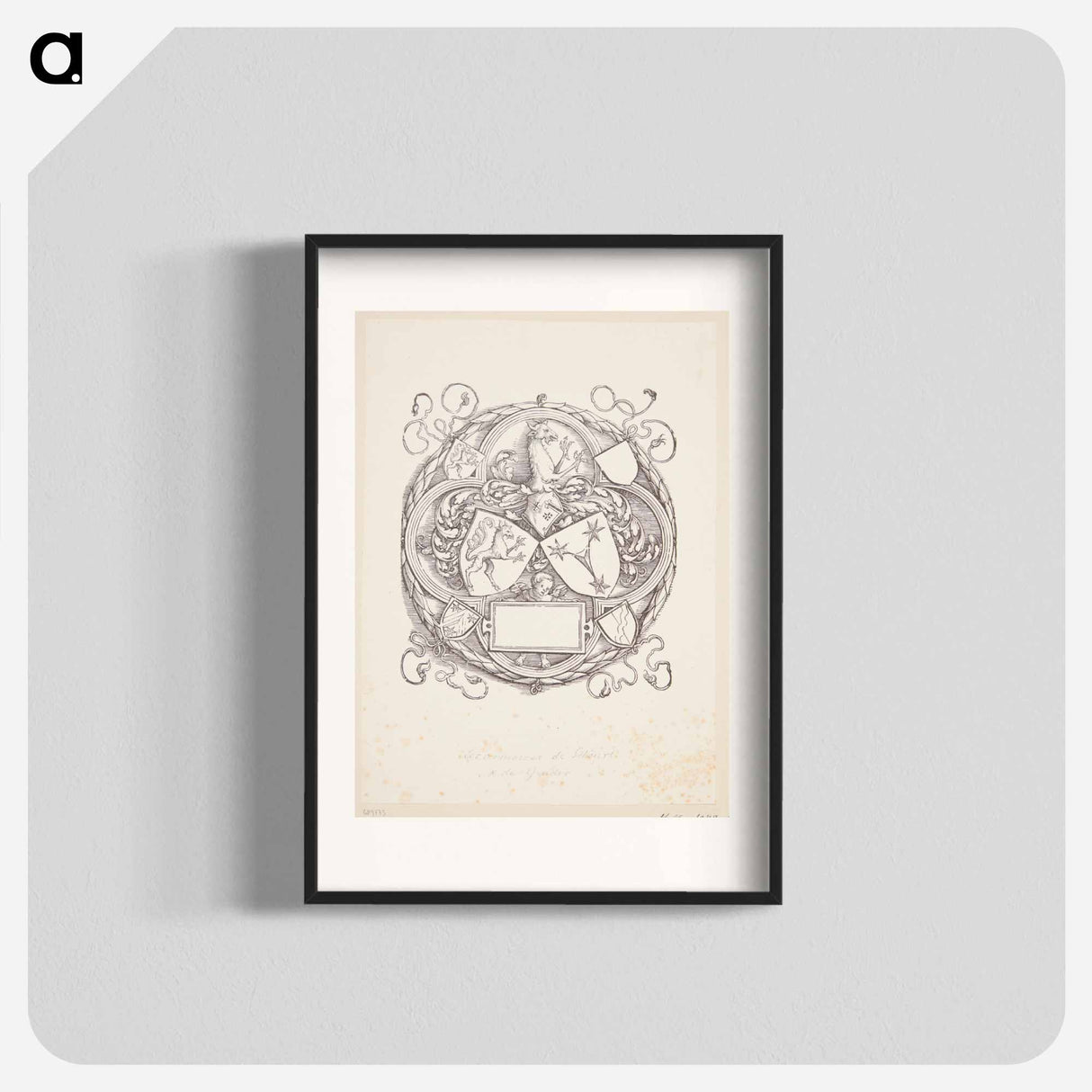 Scheurl's weapon - アルブレヒト デューラー Poster.