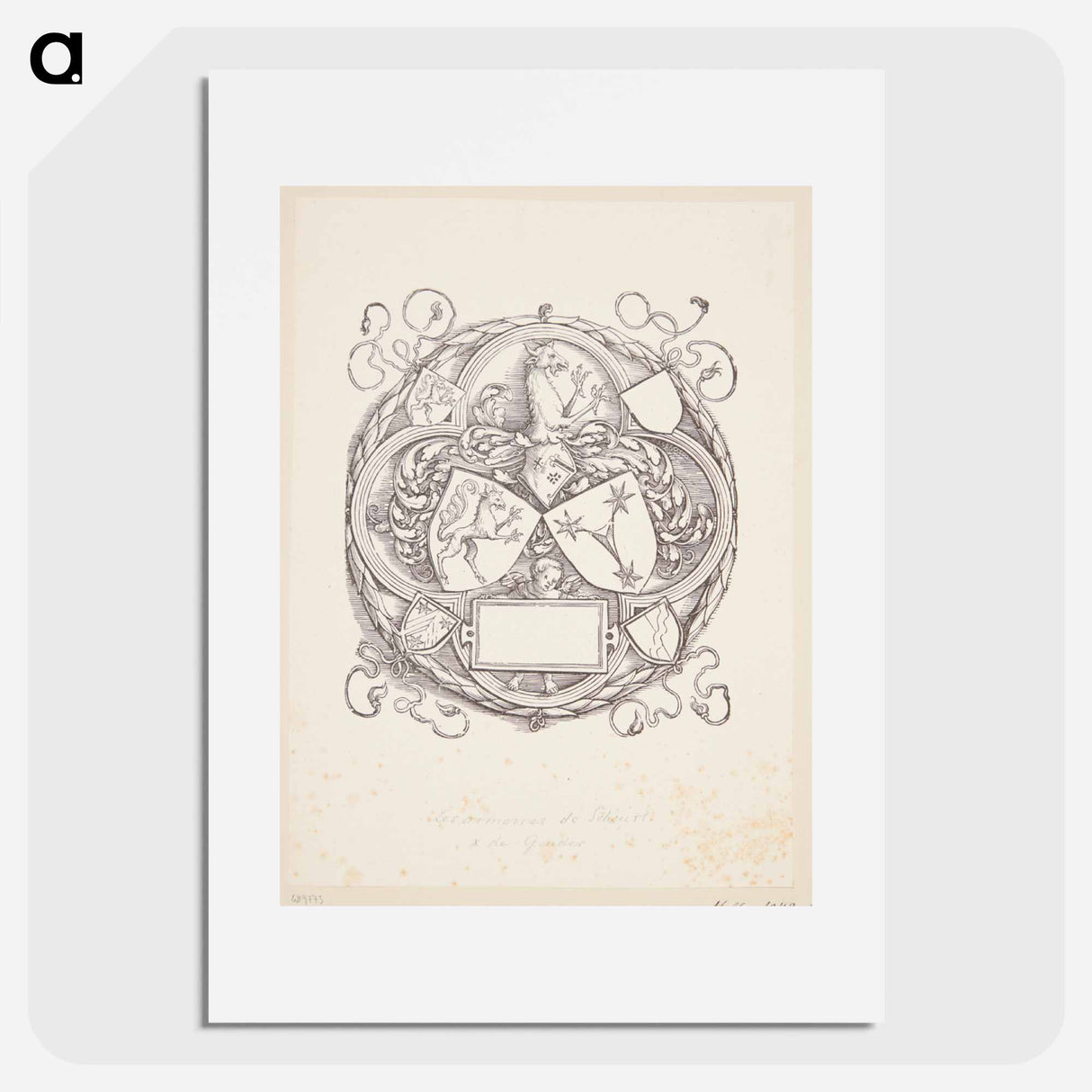 Scheurl's weapon - アルブレヒト デューラー Poster.