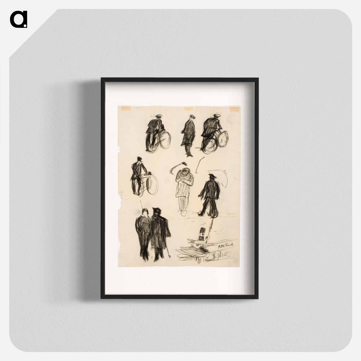 Henkilöharjoitelmia - アルフレッド ウィリアム フィンチ Poster.