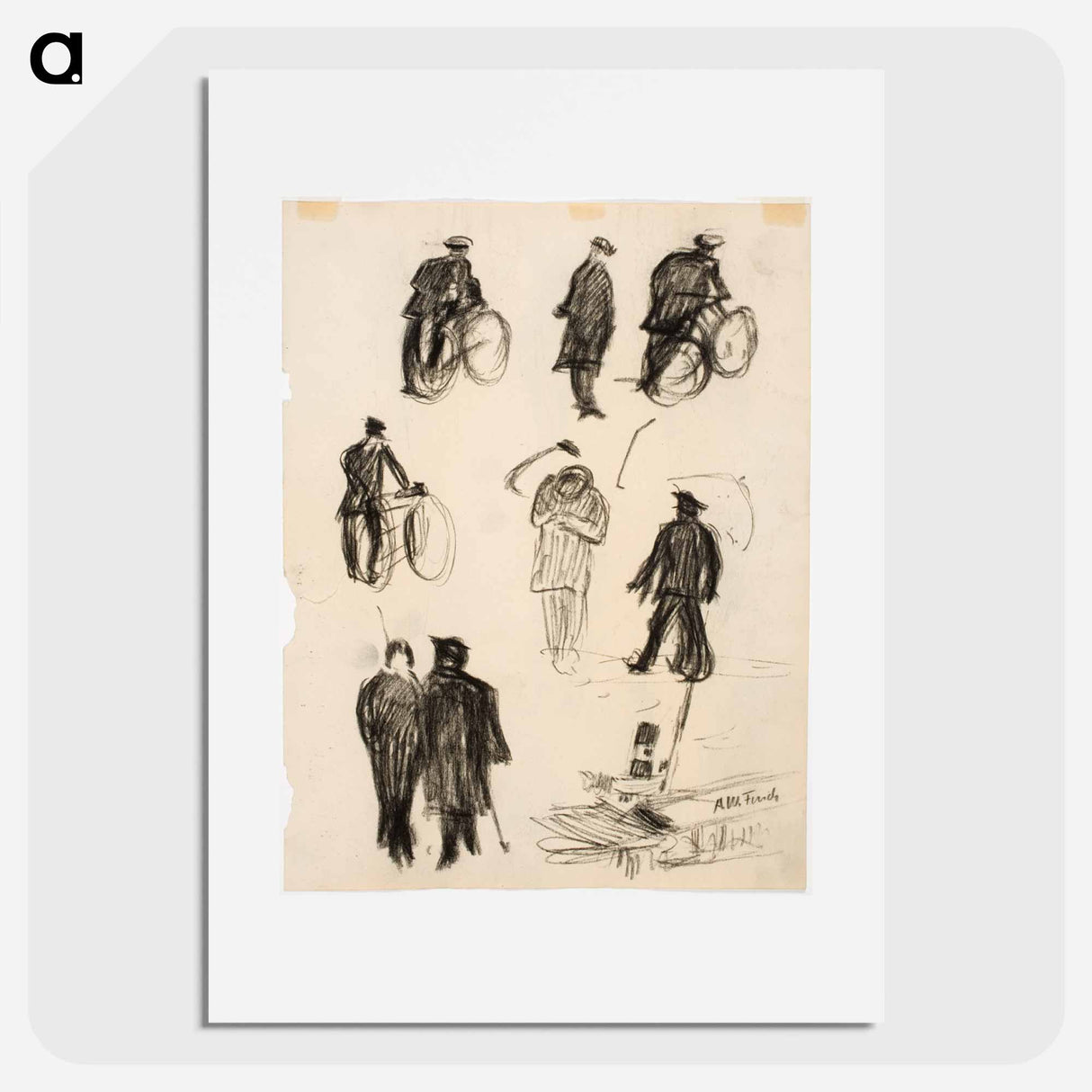 Henkilöharjoitelmia - アルフレッド ウィリアム フィンチ Poster.