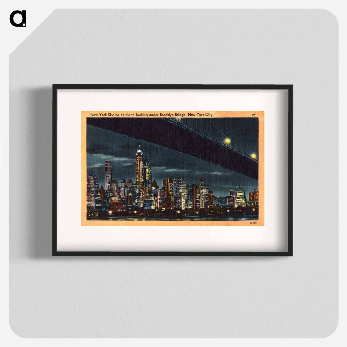 アートポスター-Brooklyn Bridge at Night
- ボストン公共図書館 Poster.