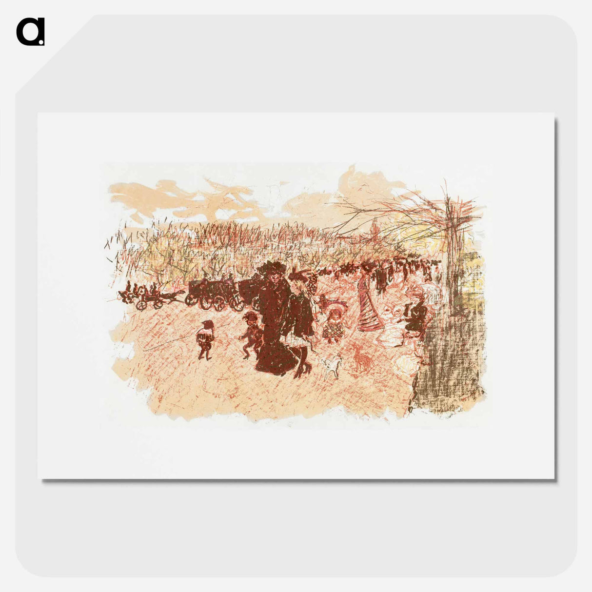 Avenue du Bois
- ピエール ボナール Poster.