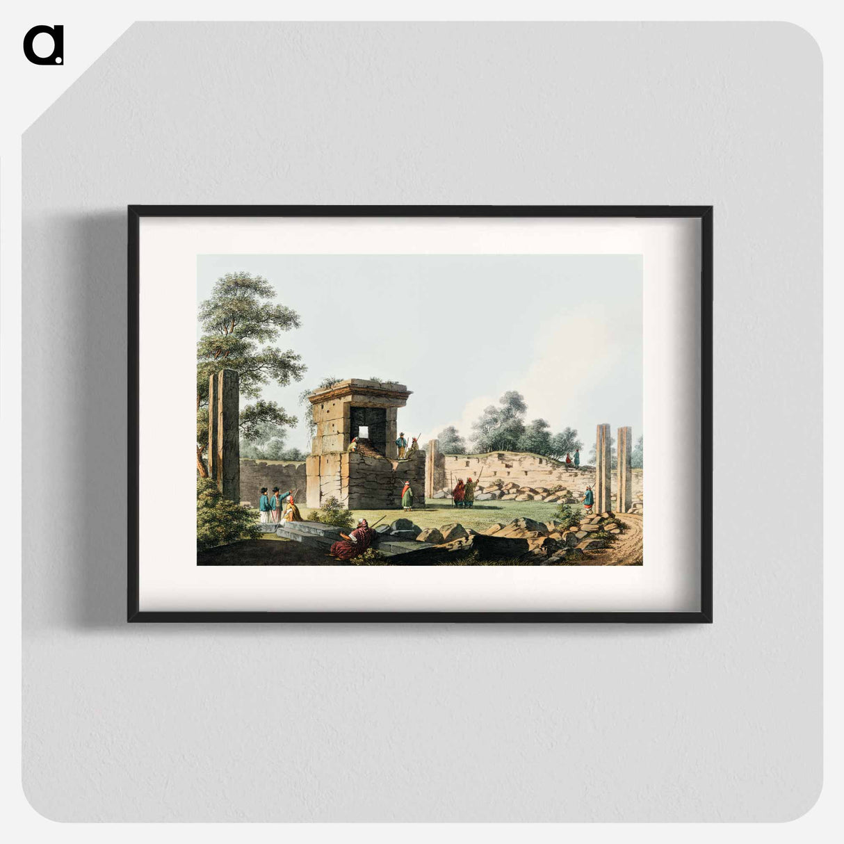 View near Tortosa - View of the Ottoman Empire Poster.