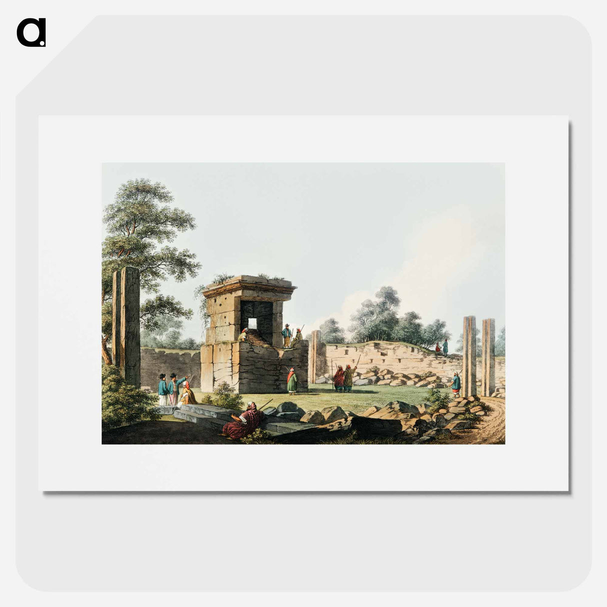 View near Tortosa - View of the Ottoman Empire Poster.