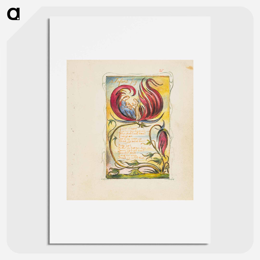 Infant Joy - William Blake Poster.