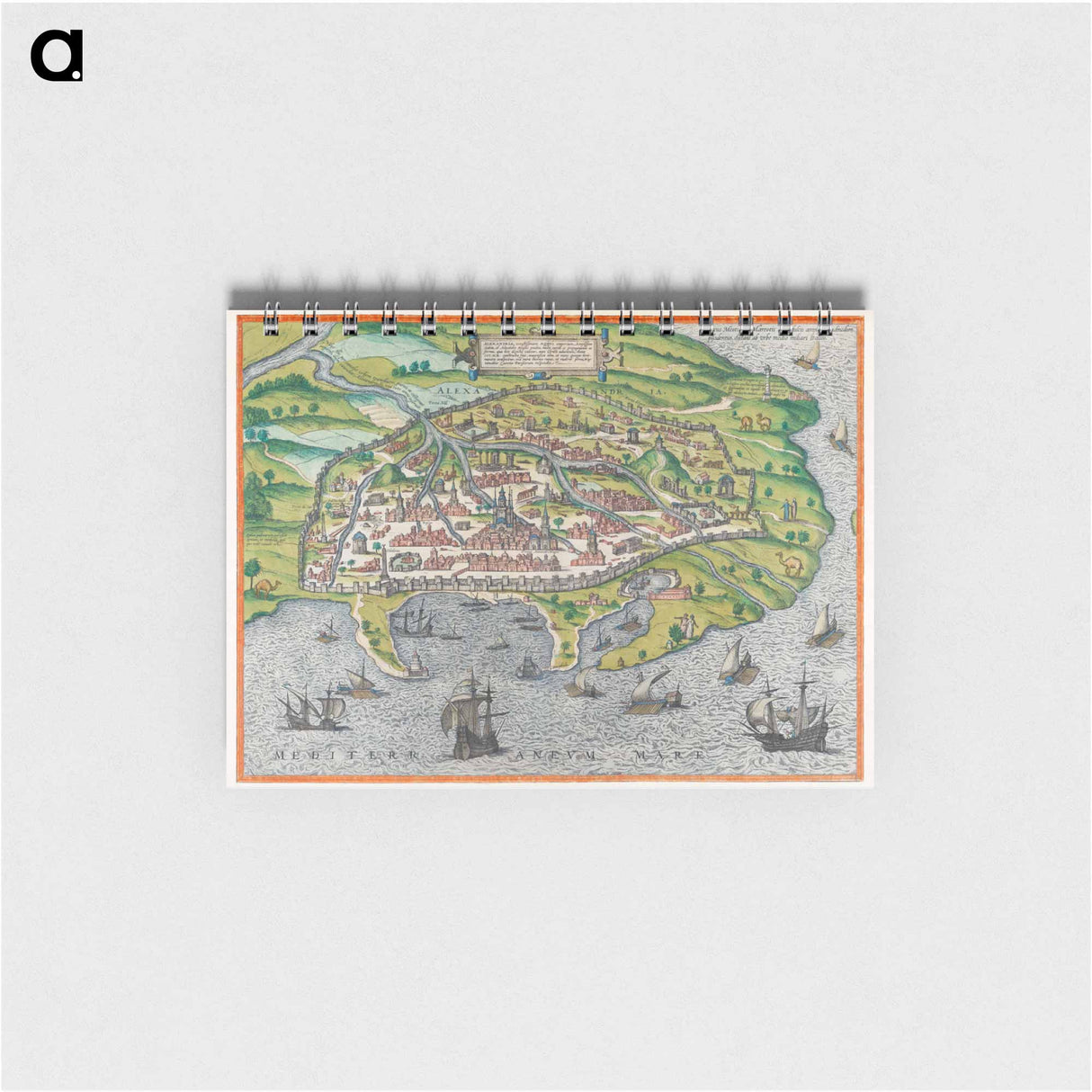 Map of Alexandria - アンティーク地図 Memo.