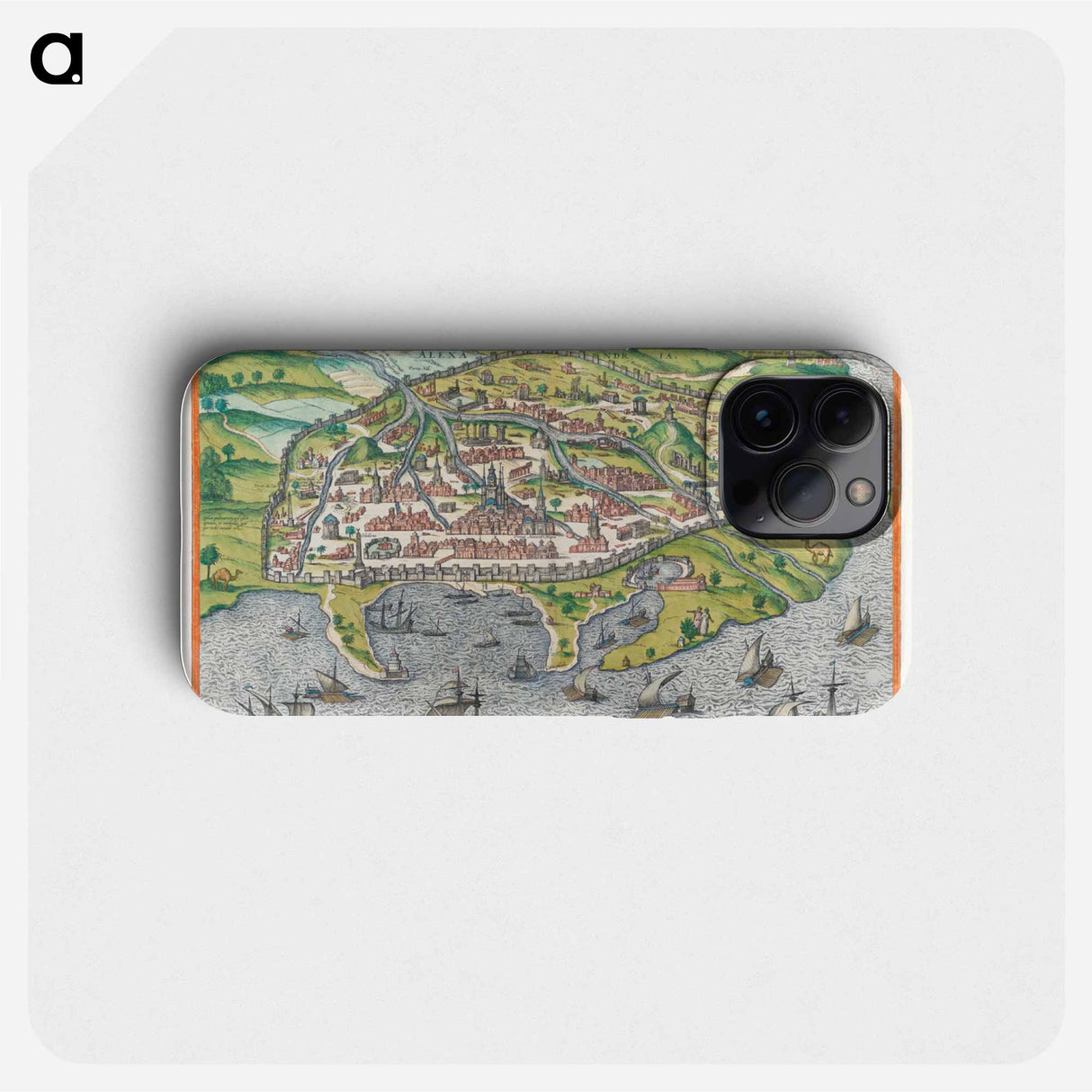 Map of Alexandria - アンティーク地図 Phone Case.