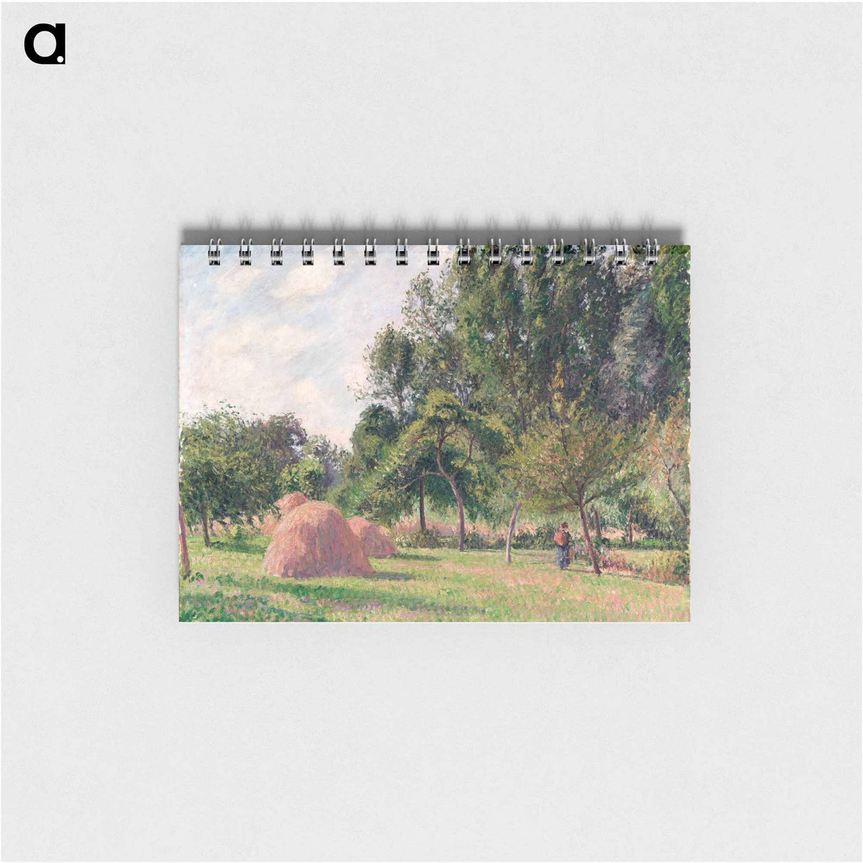 Haystacks, Morning, Éragny - カミーユ ピサロ Memo.