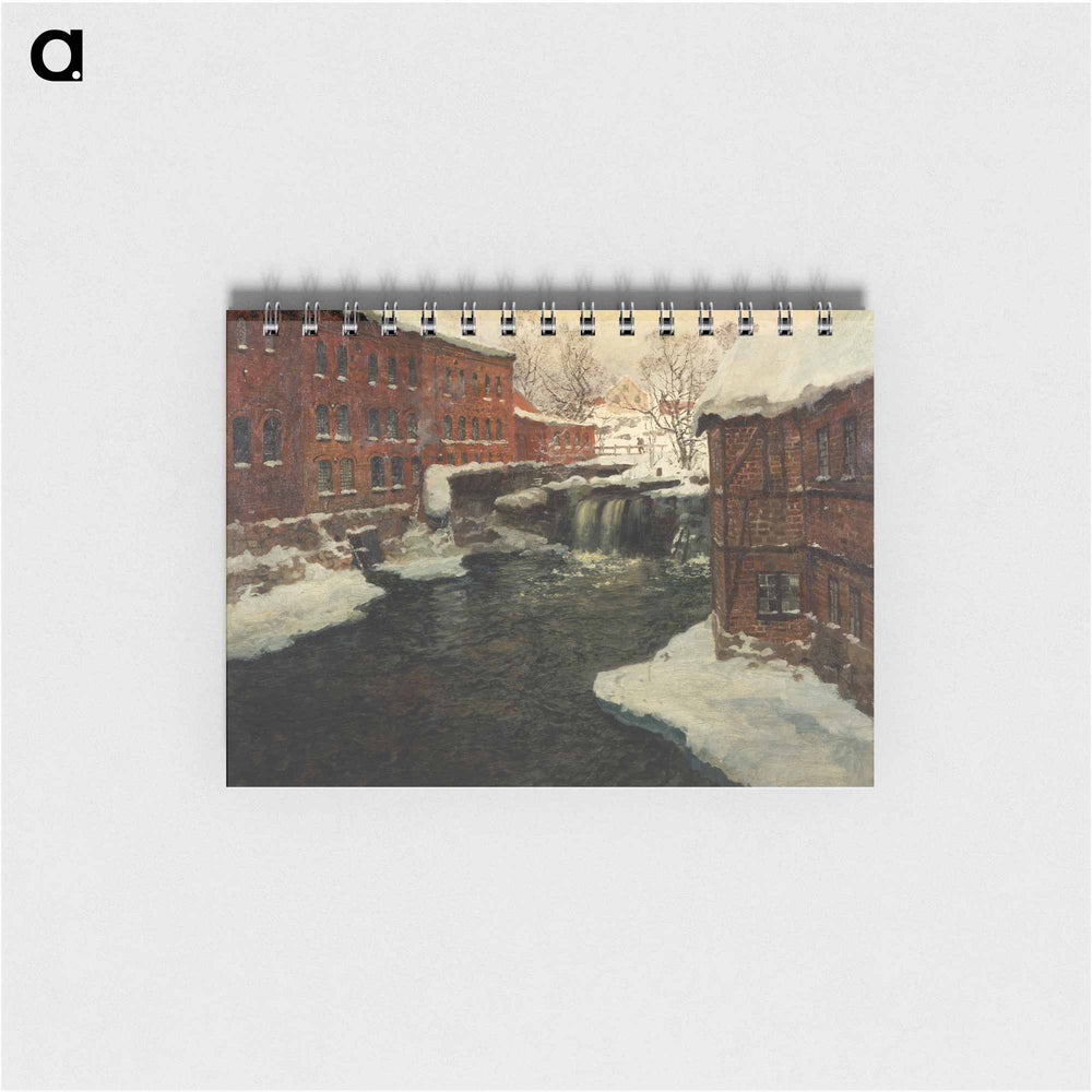 Claude Monet's Mill Scene - クロード モネ Memo.