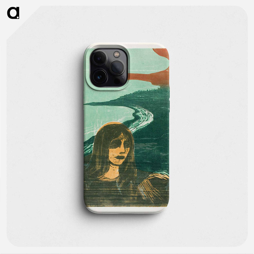Woman’s Head against the Shore - エドヴァルド ムンク Phone Case.