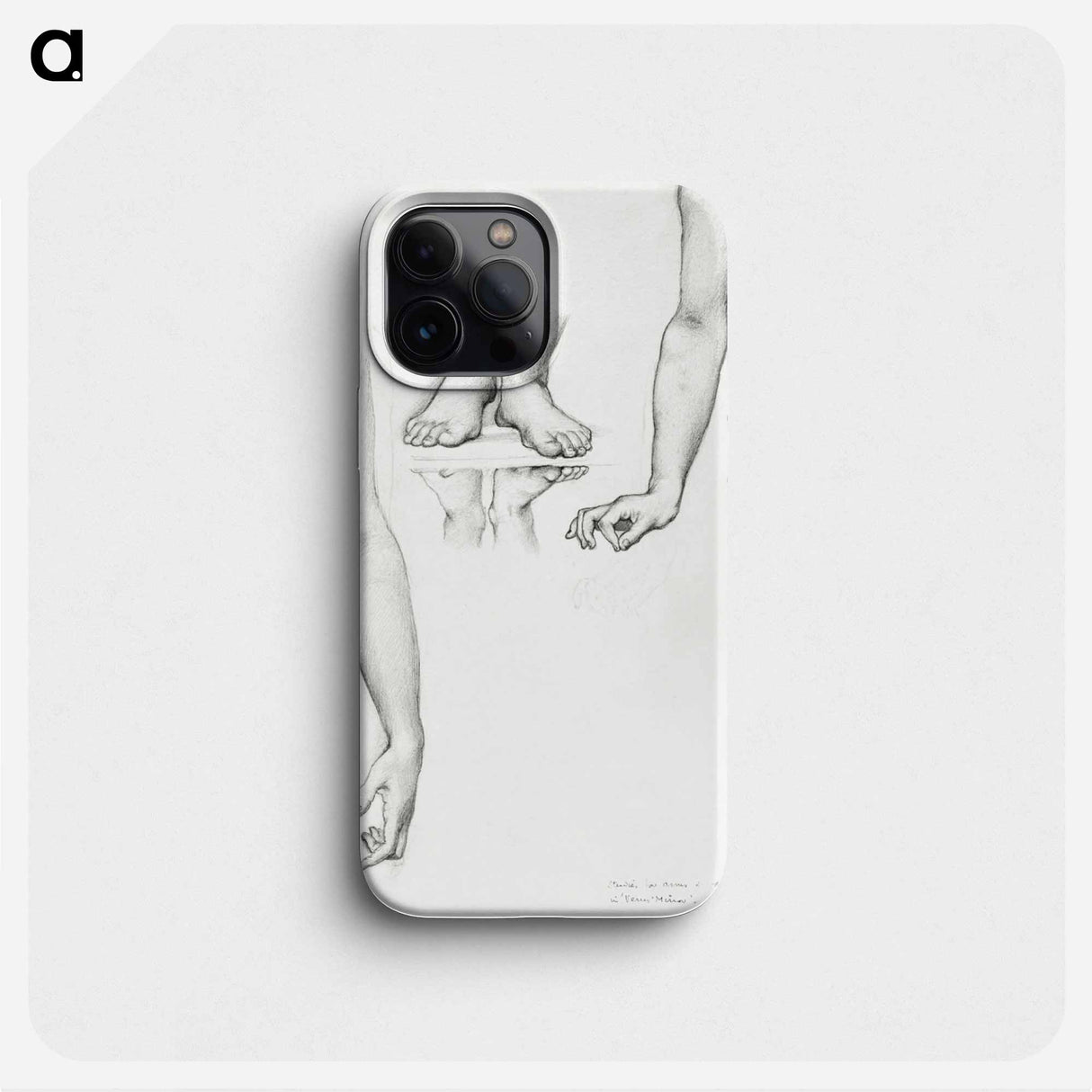 Study for Mirror of Venus: Arms and Feet of Venus - エドワード バーン ジョーンズ Phone Case.