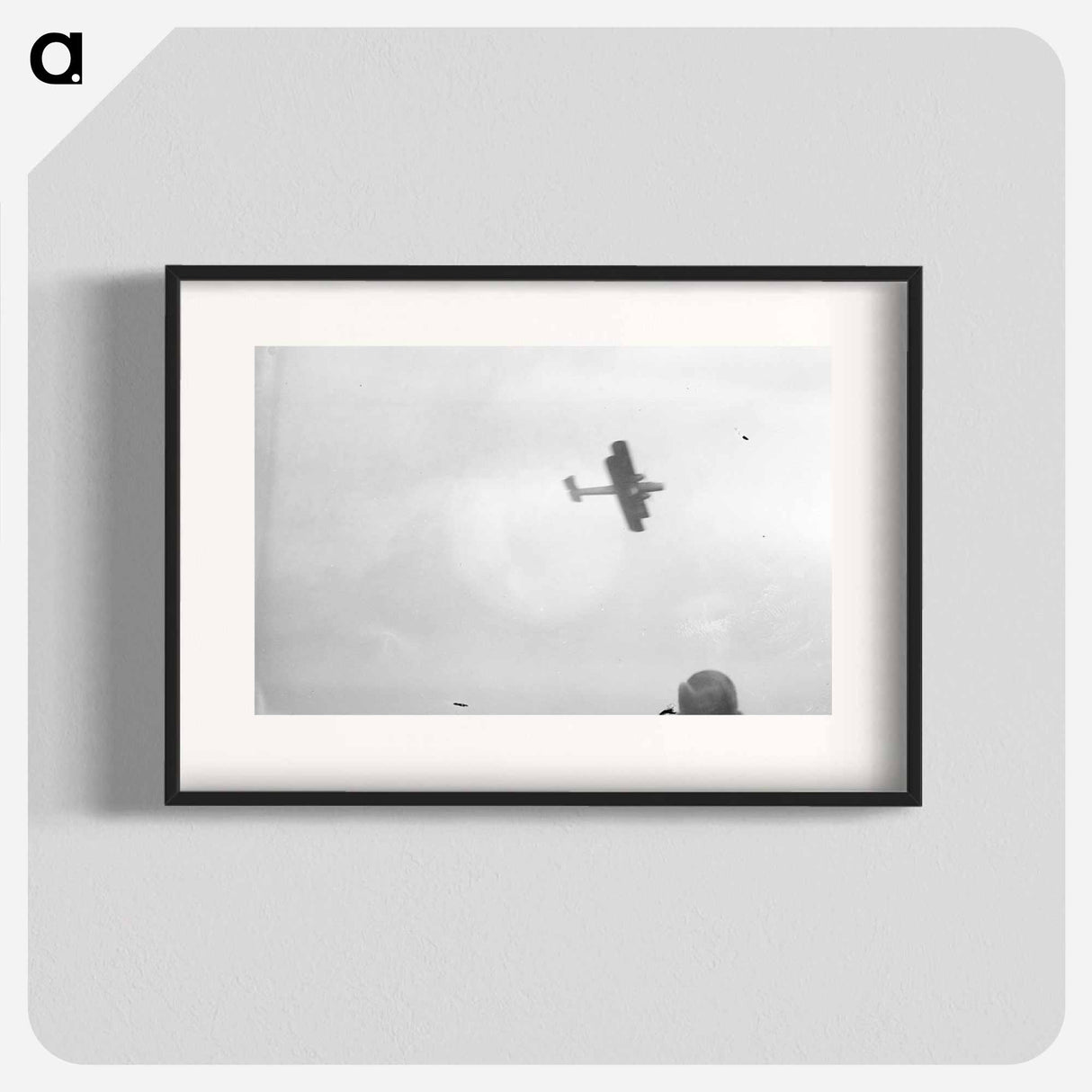 Airplane in flight above Hendon, London - エリック リー ジョンソン Poster.