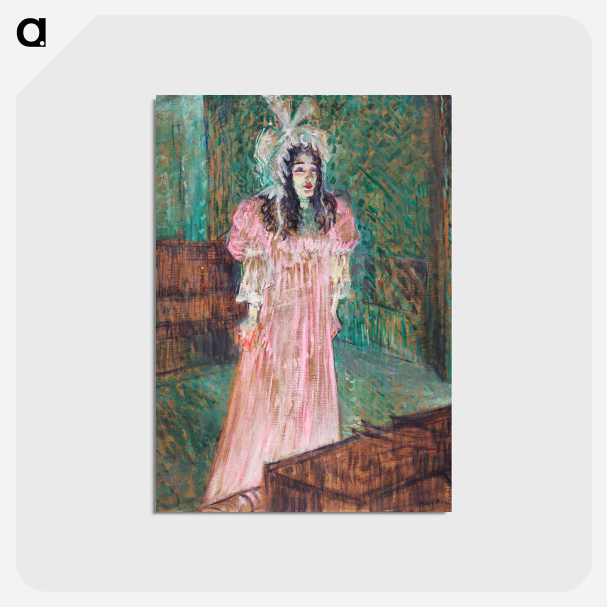 アートポストカード-May Belfort - アンリ ド トゥールーズ ロートレック Postcard.