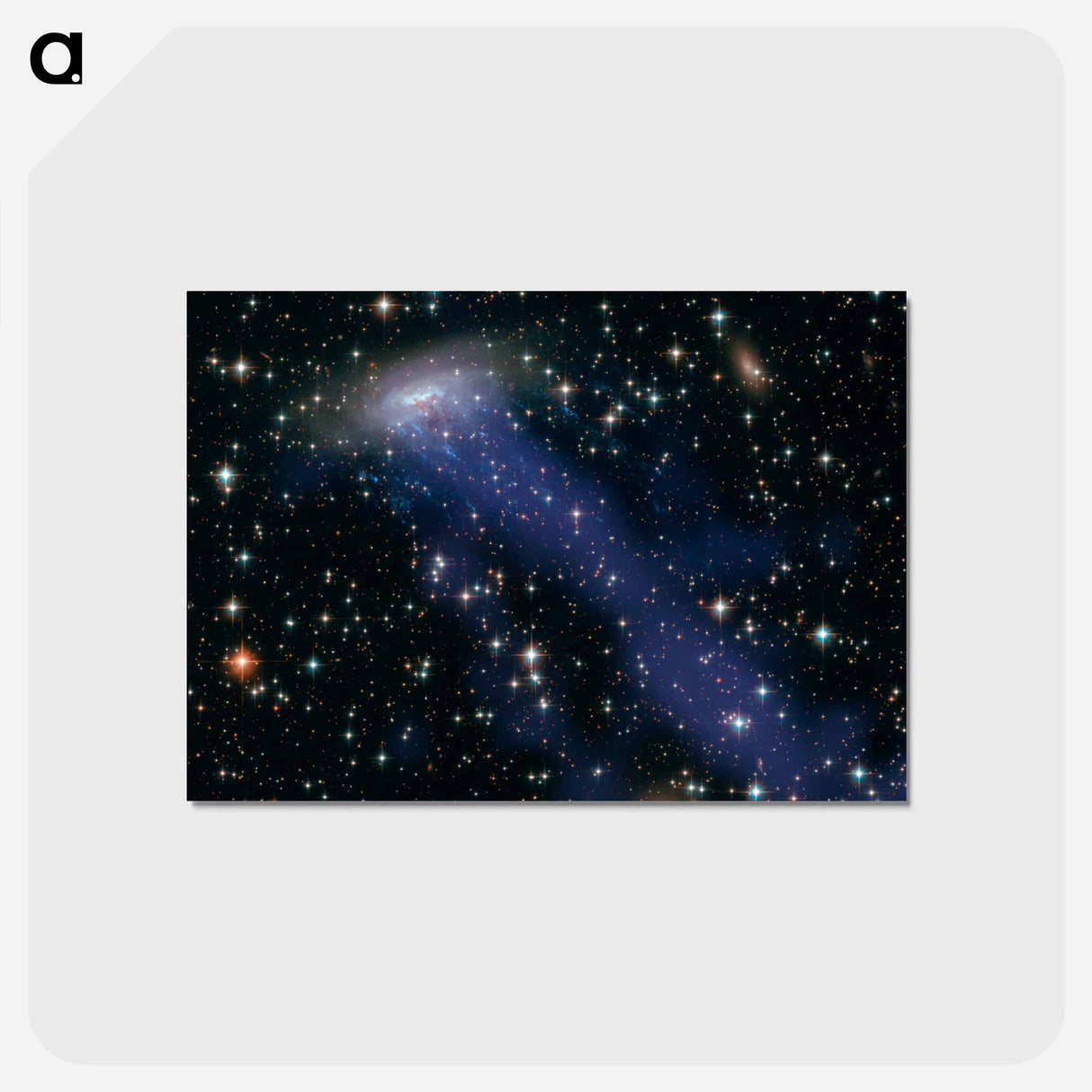 アートポストカード-Runaway Galaxy
- ハッブル画像 Postcard.