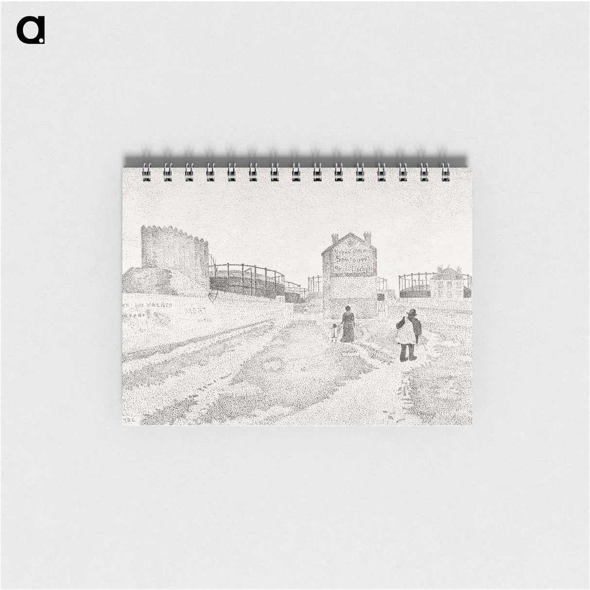 The Gas Tanks at Clichy - ポール シニャック Memo.