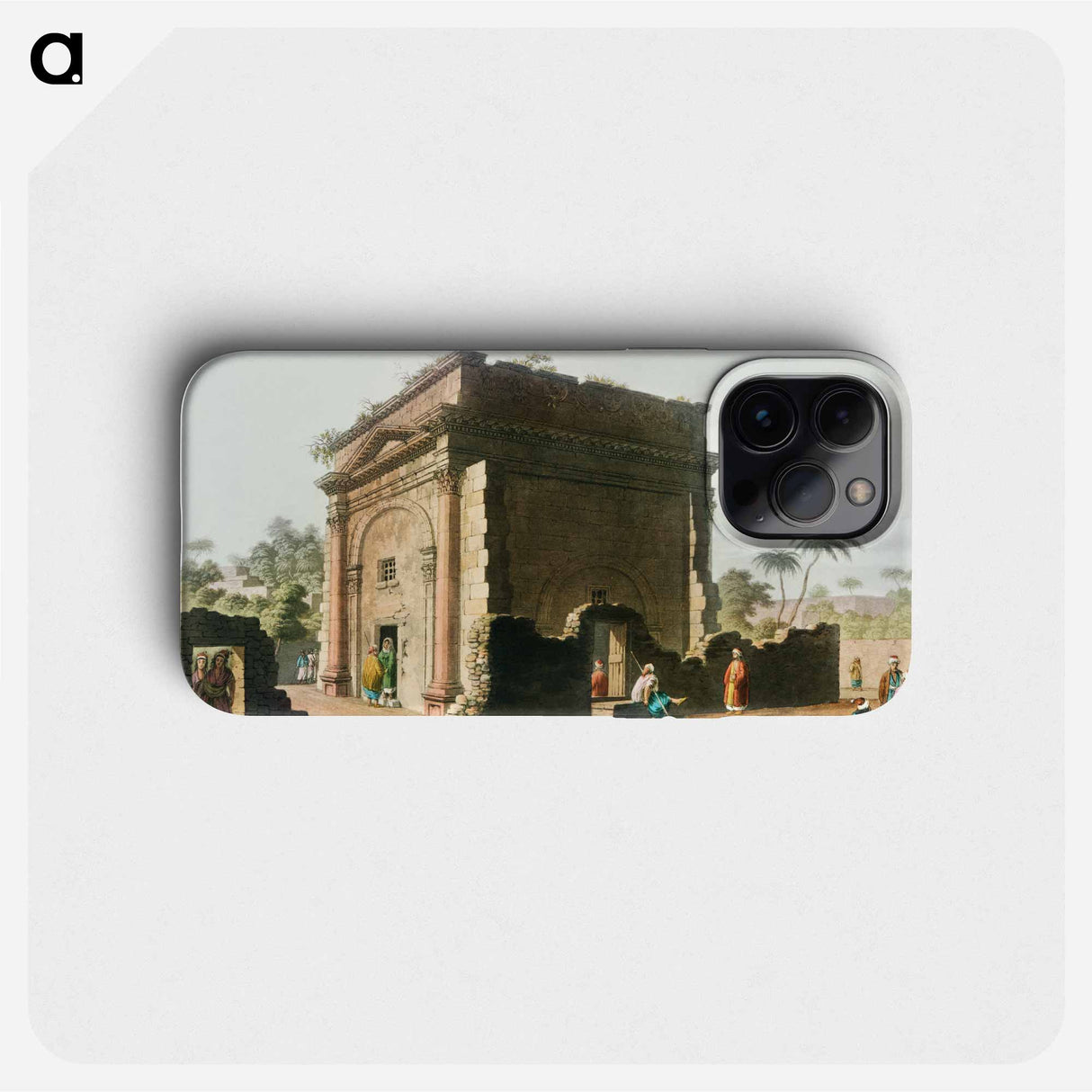 Triumphal Arch at Latachia - オスマン帝国領内の景色 Phone Case.