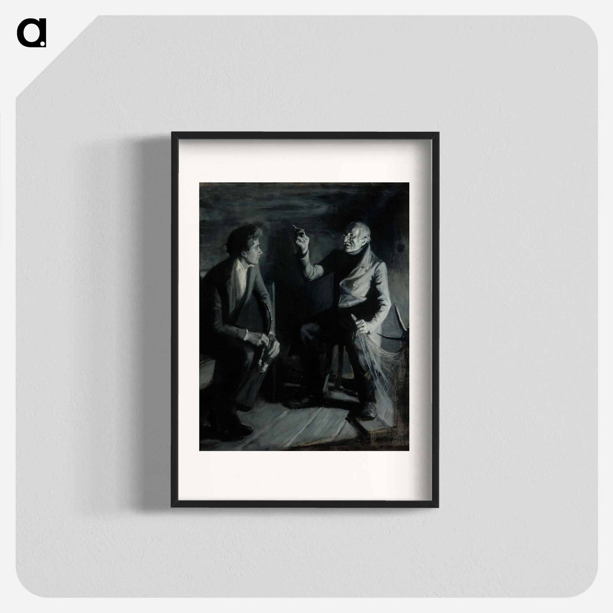 """sanella dunkerista hän alkaa..", kuvitusta vänrikki stoolin tarinoihin - アルバート エーデルフェルト Poster.