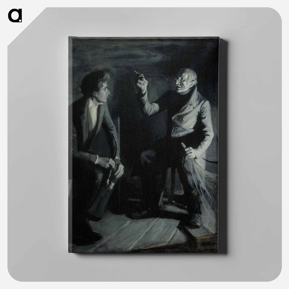 """sanella dunkerista hän alkaa..", kuvitusta vänrikki stoolin tarinoihin - アルバート エーデルフェルト Canvas.