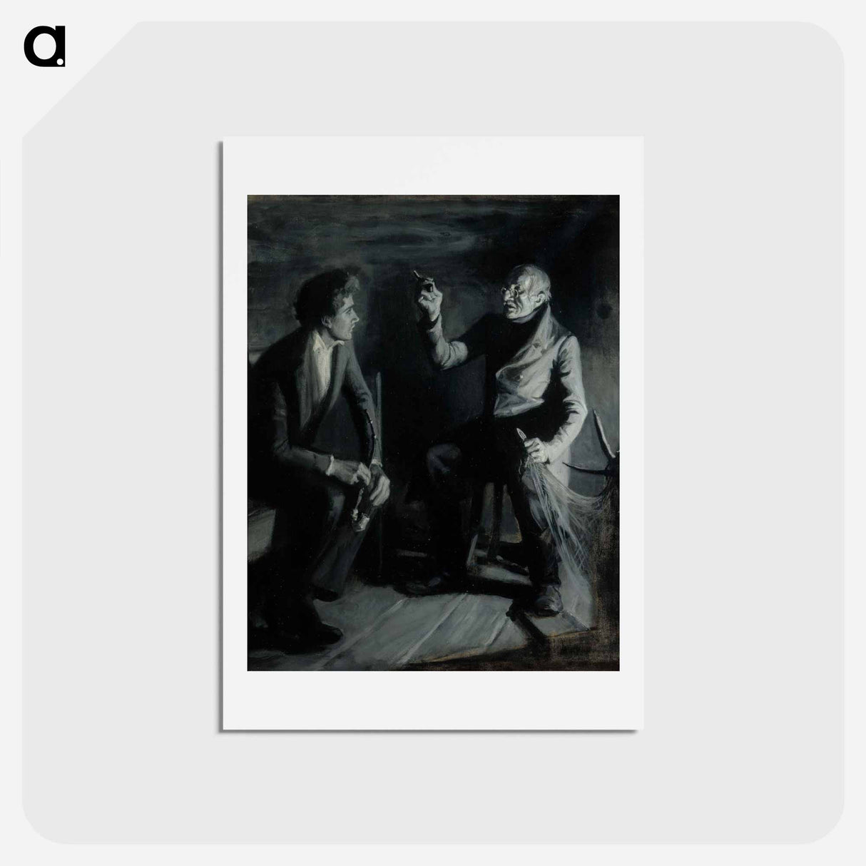 """sanella dunkerista hän alkaa..", kuvitusta vänrikki stoolin tarinoihin - アルバート エーデルフェルト Postcard.