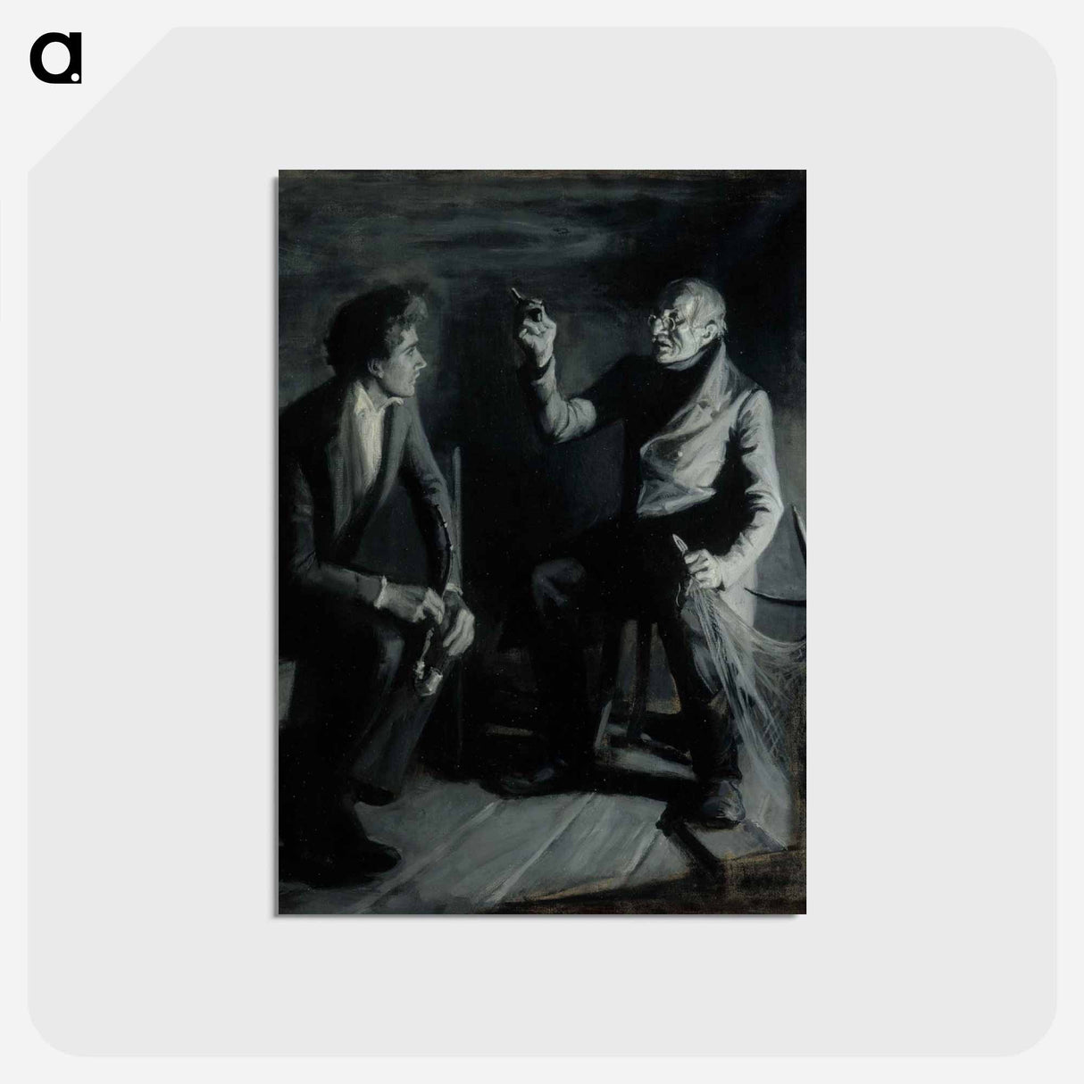 """sanella dunkerista hän alkaa..", kuvitusta vänrikki stoolin tarinoihin - アルバート エーデルフェルト Postcard.