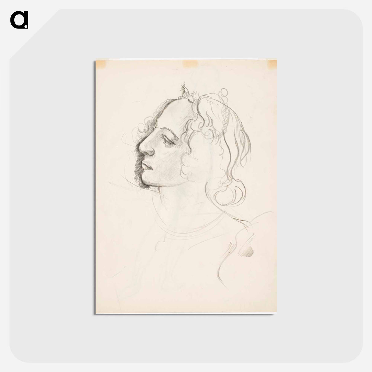 Botticelliharjoitelma - アルフレッド ウィリアム フィンチ Postcard.