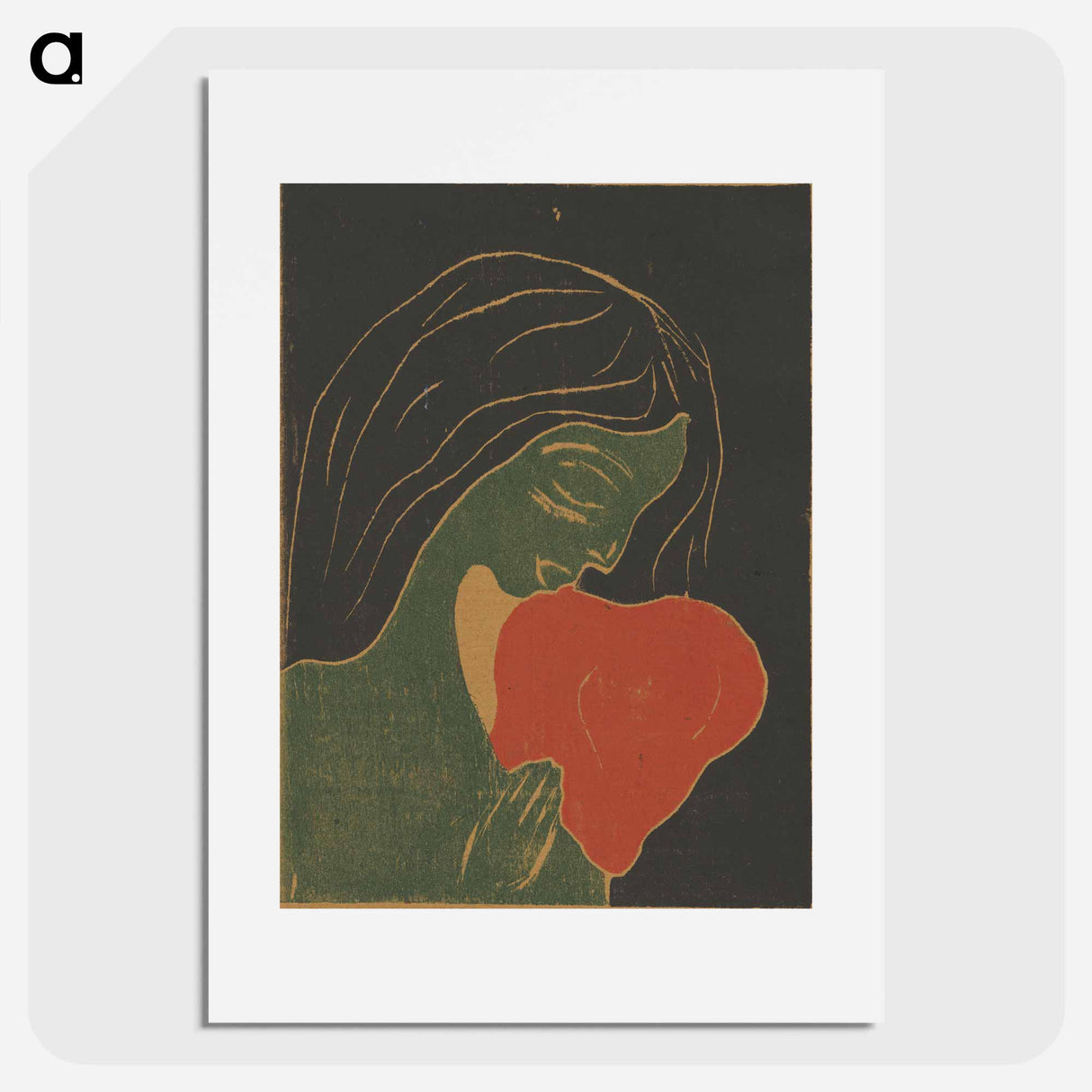 Das Herz - エドヴァルド ムンク Poster.