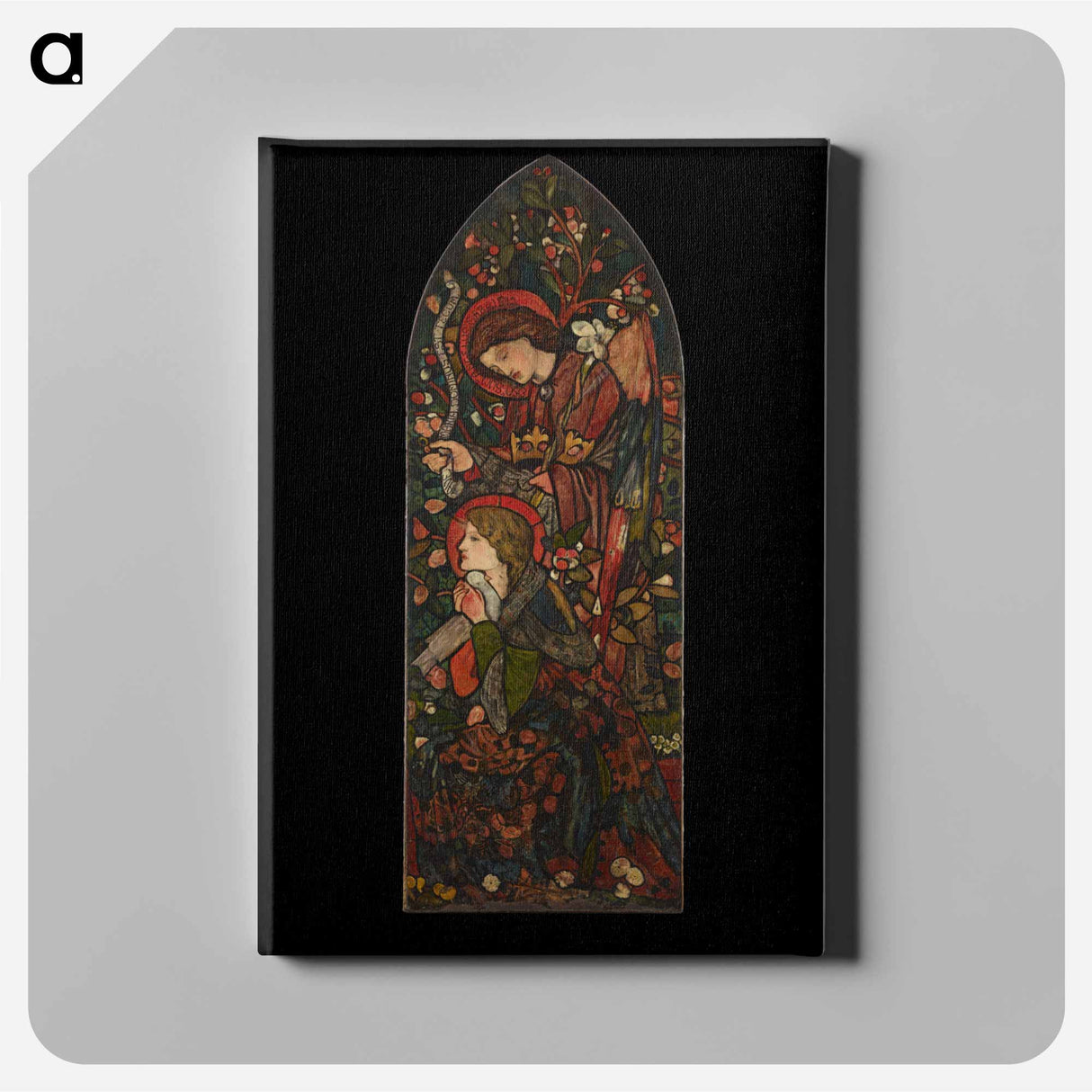 The Annunciation - エドワード バーン ジョーンズ Canvas.