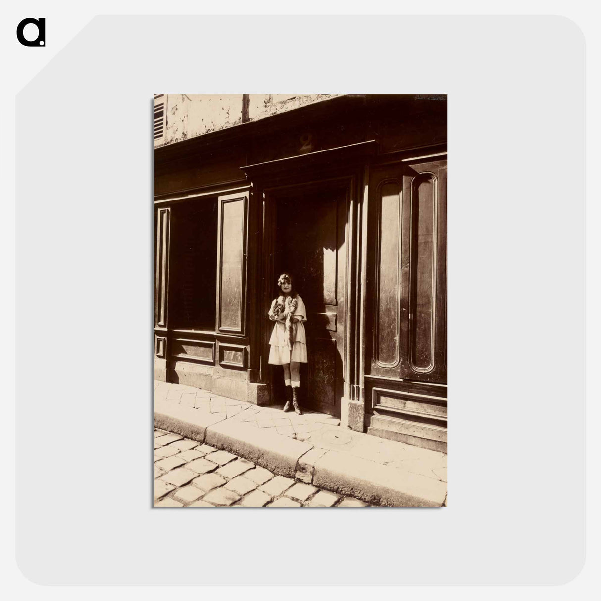アートポストカード-Versailles, Maison Close, Petit Place
- ウジェーヌ アジェ Postcard.