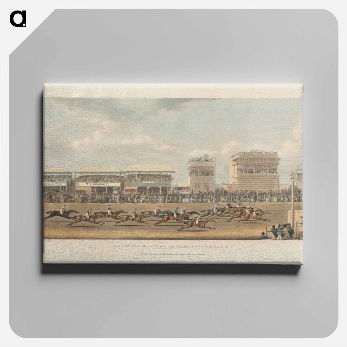 アートパネル-Ascot Heath Race for His Majesty's Gold Plate
- ジェームス ヒース Canvas.