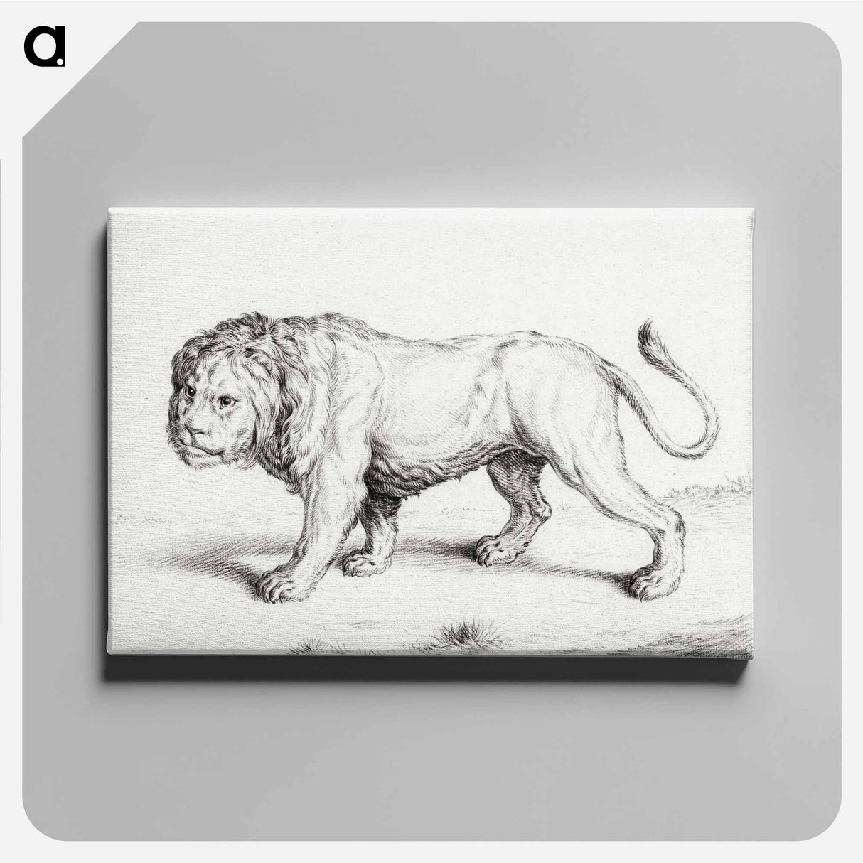 アートパネル-Lion - ジャン ベルナール Canvas.