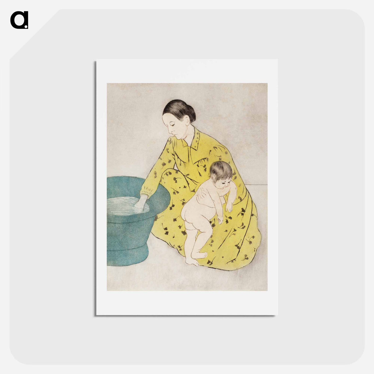 アートポストカード-The Bath - メアリー カサット Postcard.