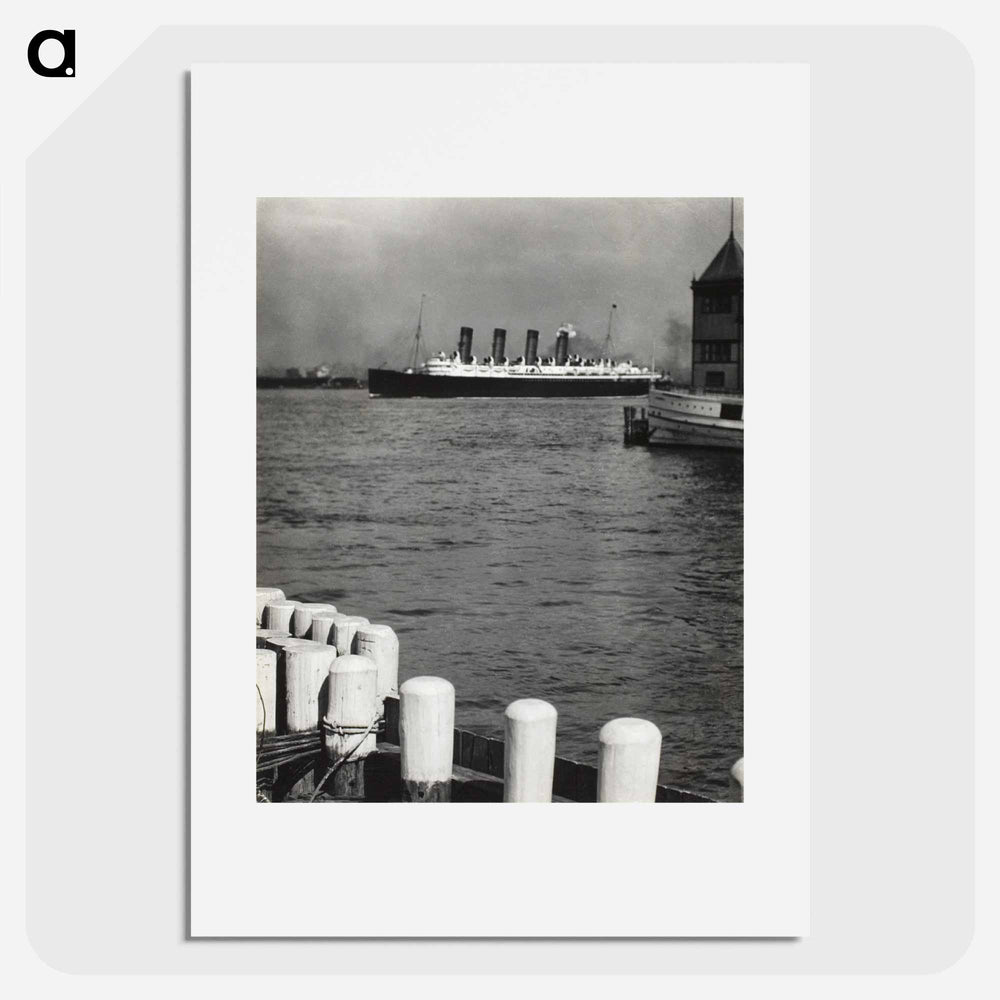 Outward Bound, The Mauretania - アルフレッド スティーグリッツ Poster.