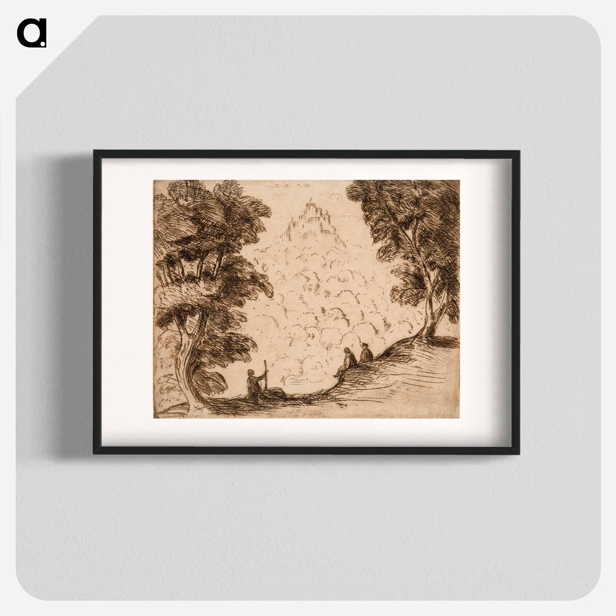 Soria moria - アルフレッド ウィリアム フィンチ Poster.