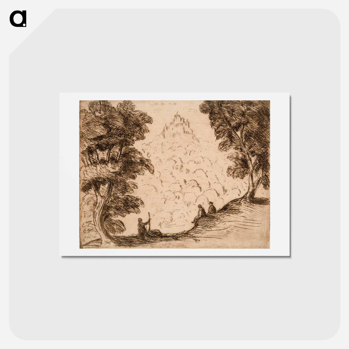 Soria moria - アルフレッド ウィリアム フィンチ Postcard.