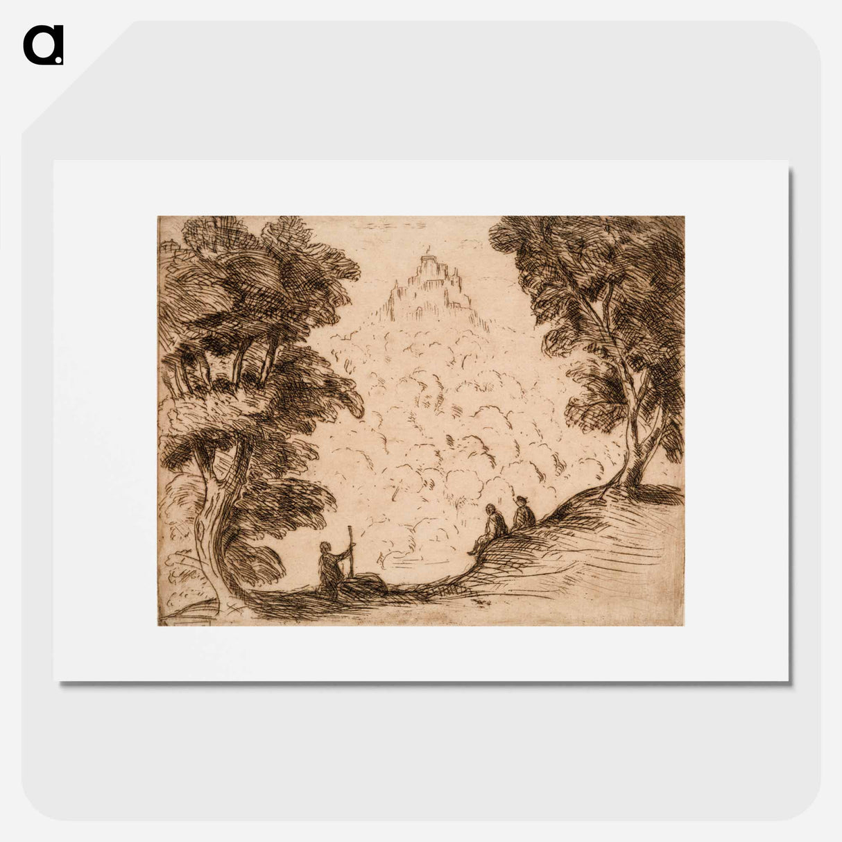 Soria moria - アルフレッド ウィリアム フィンチ Poster.