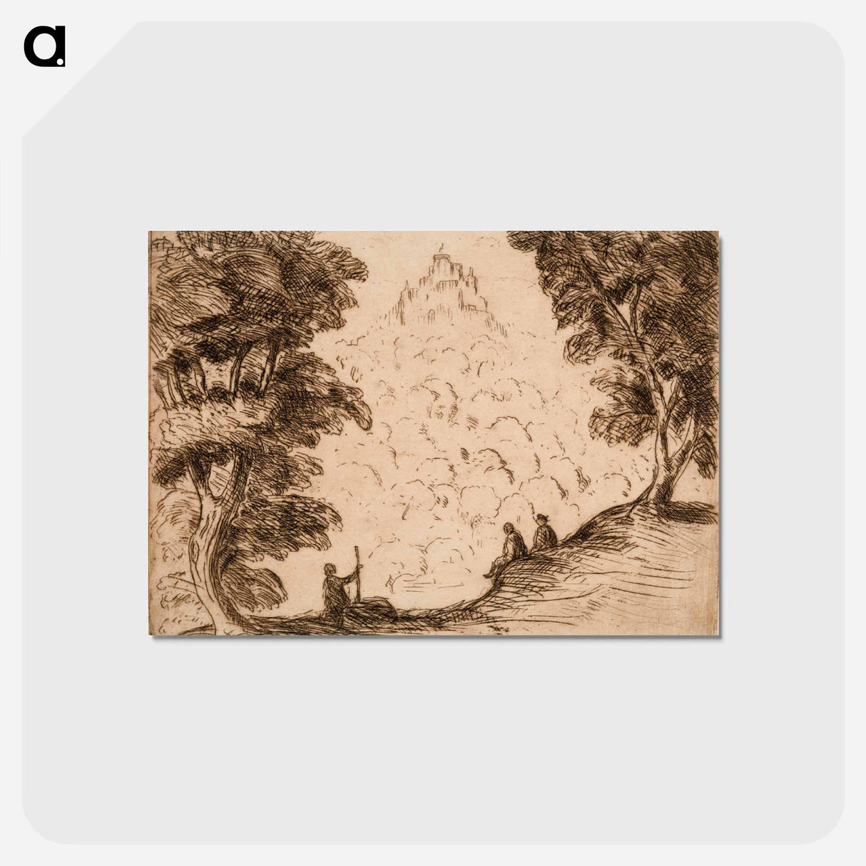 Soria moria - アルフレッド ウィリアム フィンチ Postcard.