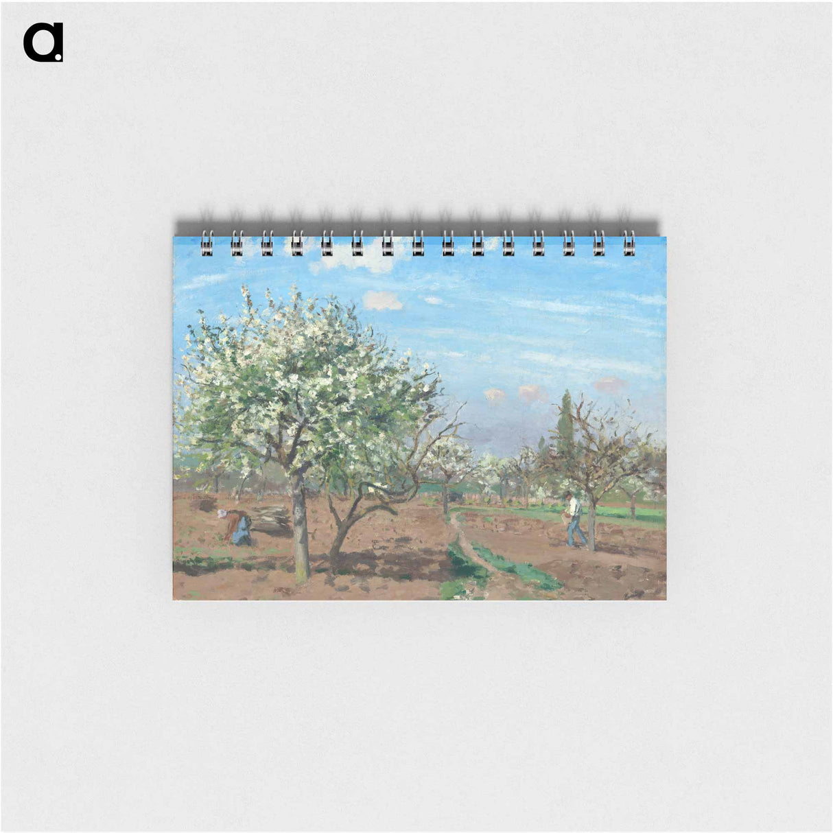 Orchard in Bloom, Louveciennes - カミーユ ピサロ Memo.