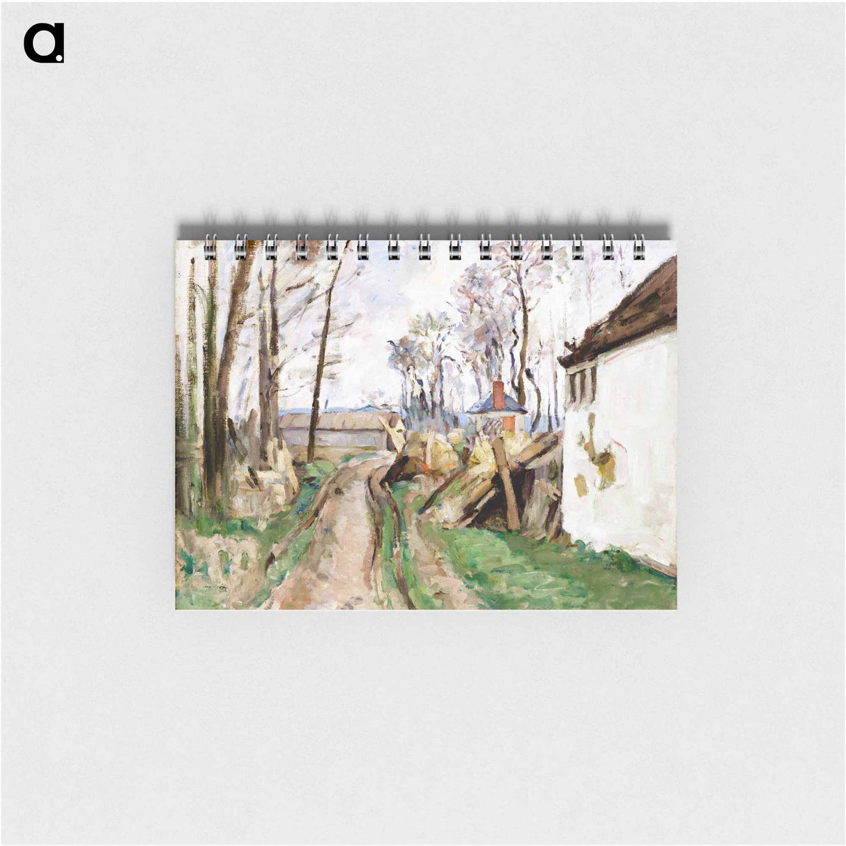 A Village Road near Auvers - ポール セザンヌ Memo.