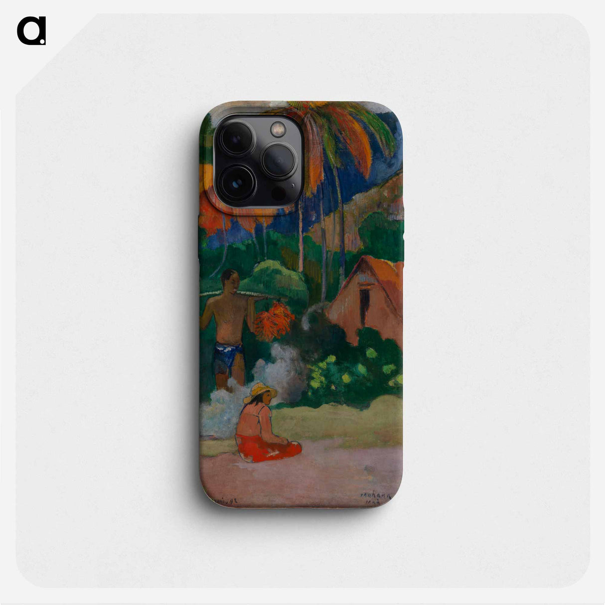 Landscape in tahiti (mahana maà) - ポール ゴーギャン Phone Case.