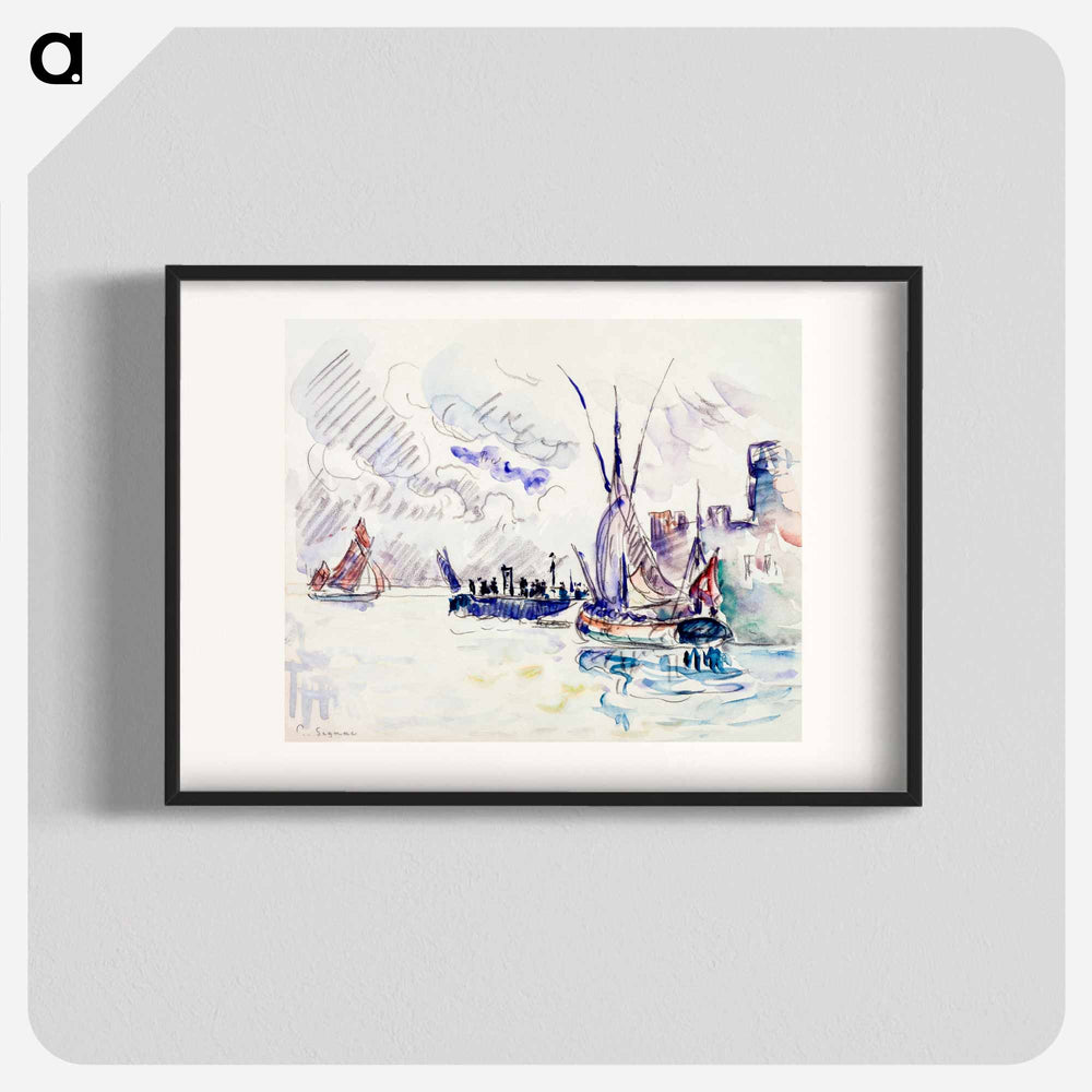 La Rochelle - Paul Signac Poster.
