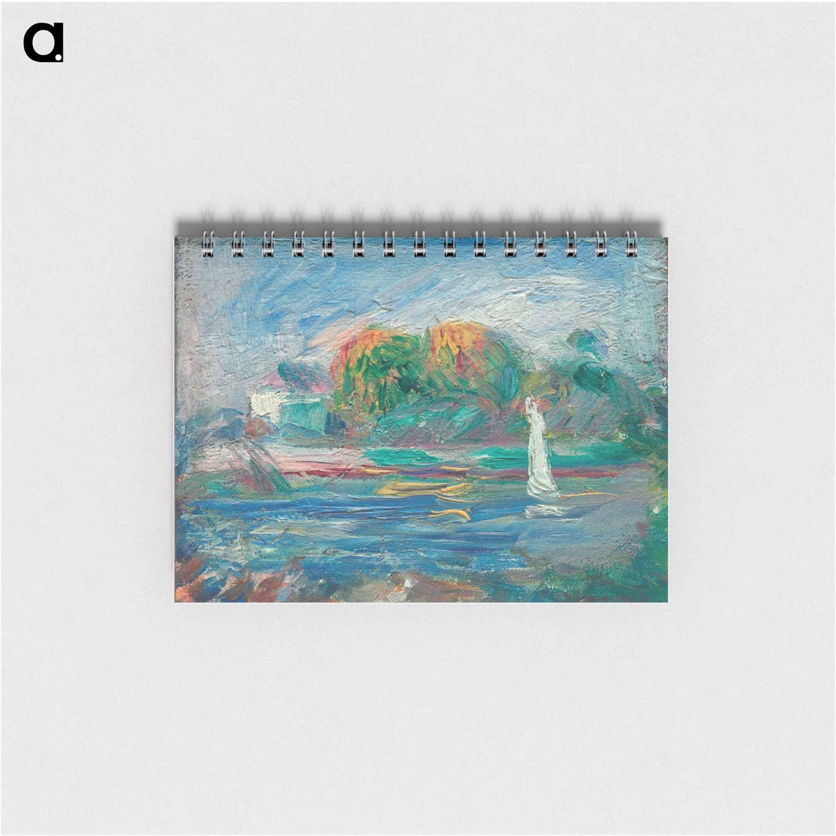 The Blue River - ピエール オーギュスト ルノワール Memo.