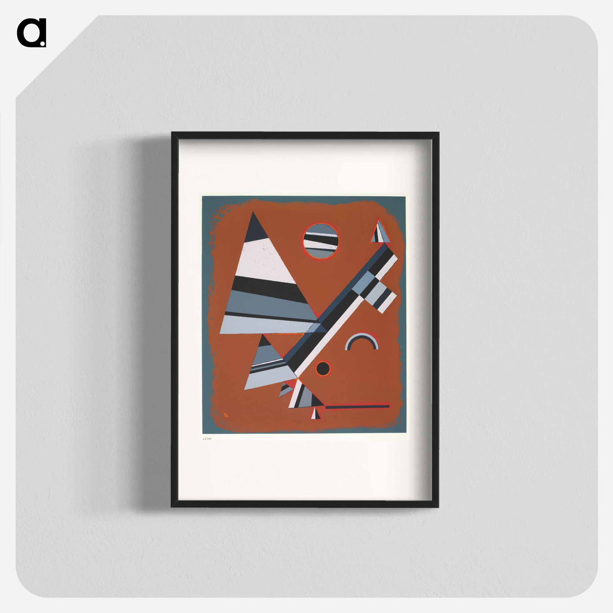 Gris - ワシリー カンディンスキー Poster.