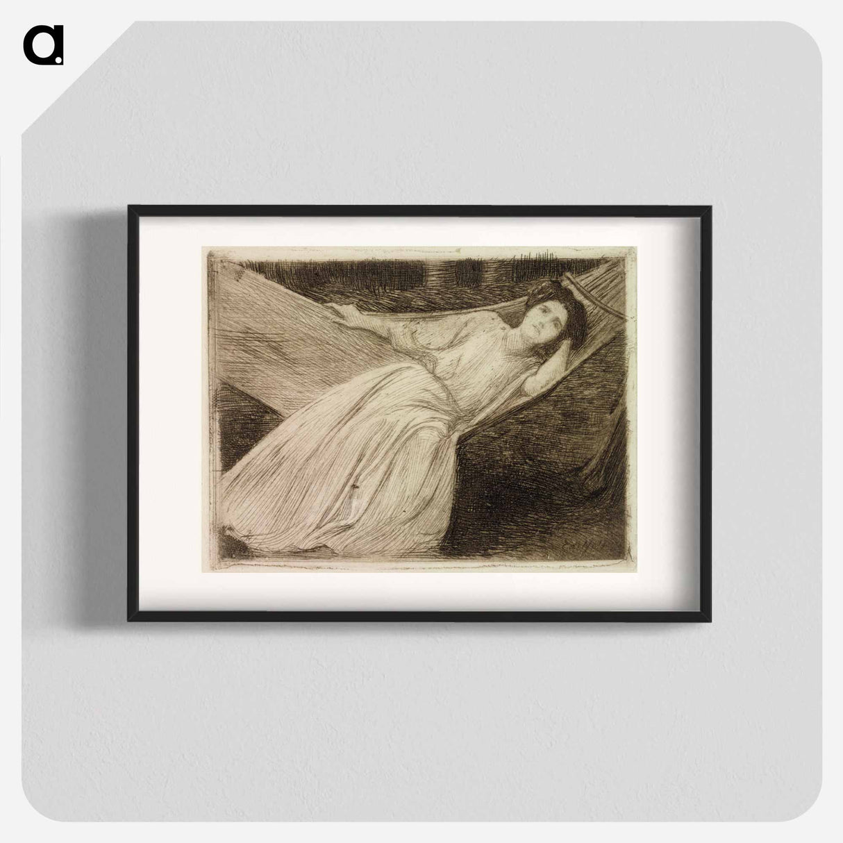 Riippumatossa - アルバート エーデルフェルト Poster.