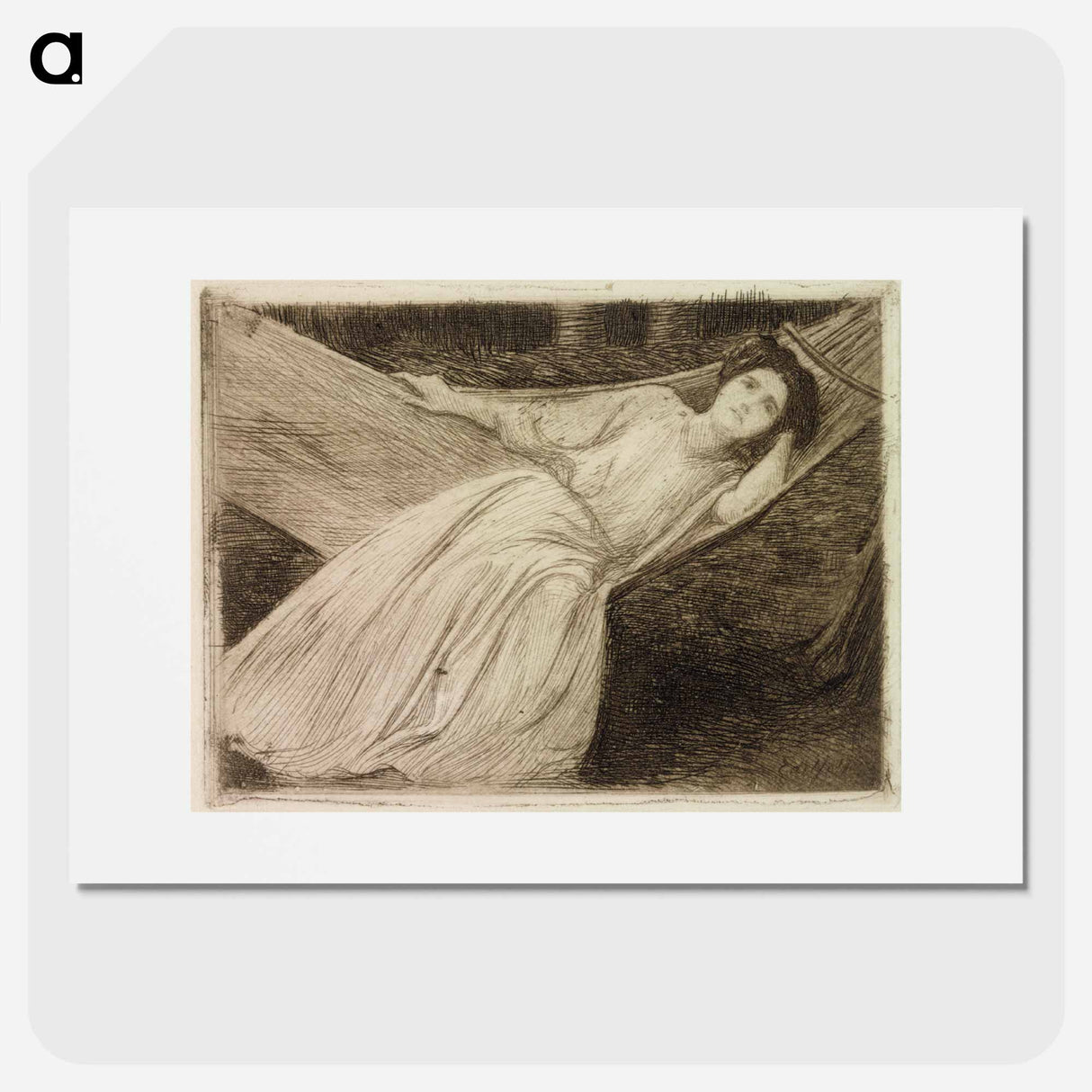 Riippumatossa - アルバート エーデルフェルト Poster.