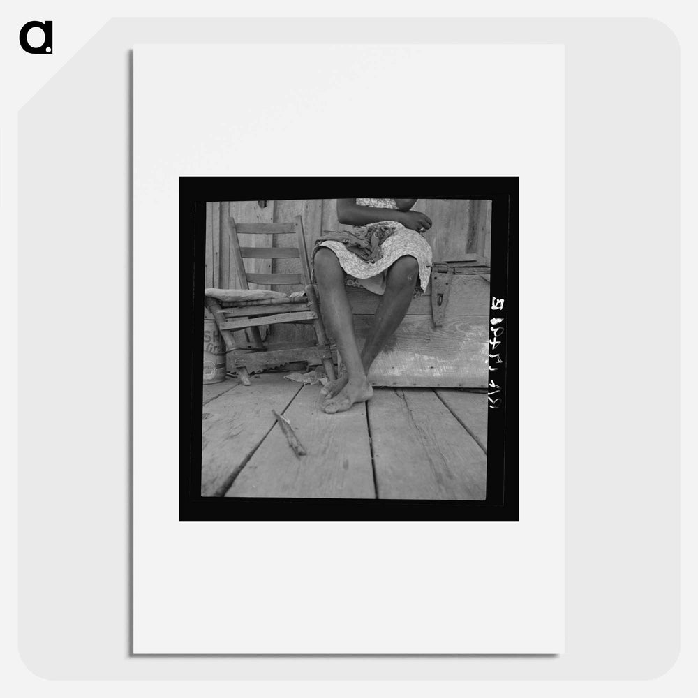 Wife of Mississippi sharecropper - Dorothea Lange Poster.