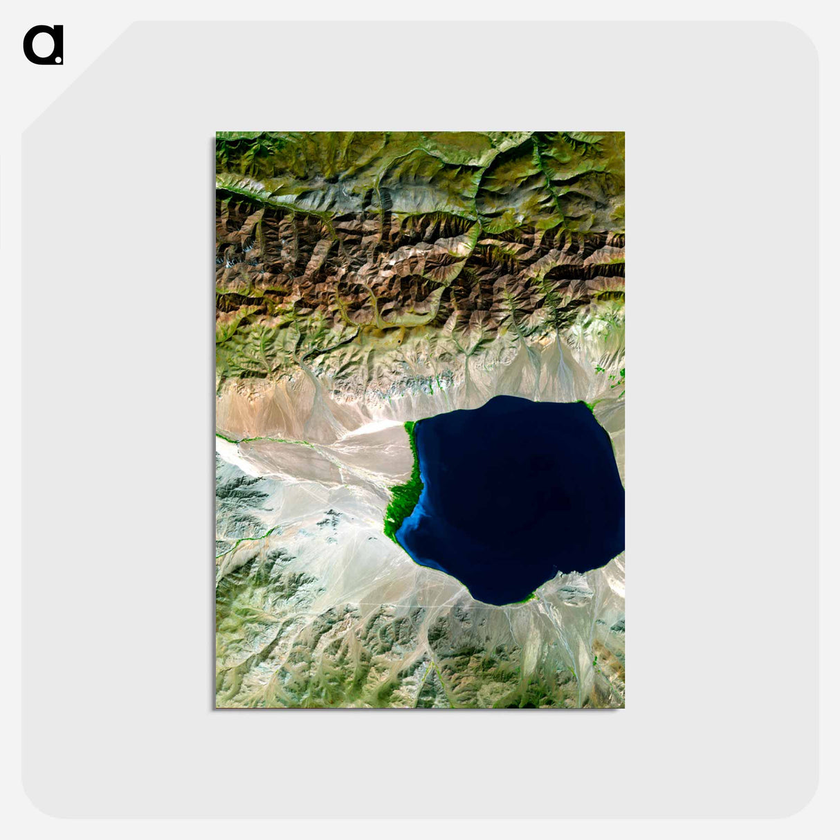 アートポストカード-Uvs Nuur Basin
- 上空からの地球 Postcard.